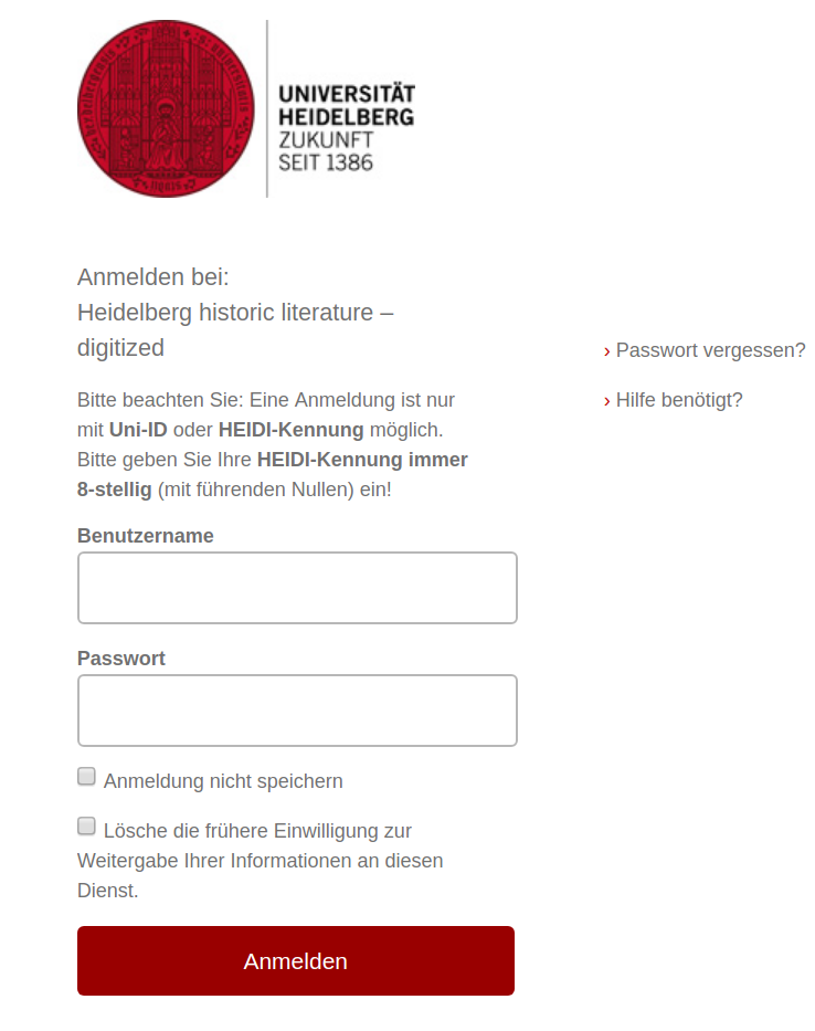 Figure 6: Example of login screen