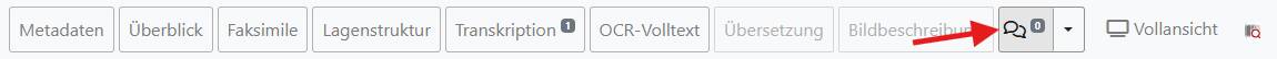 Abbildung 1: Annotations-Button in der Toolbar